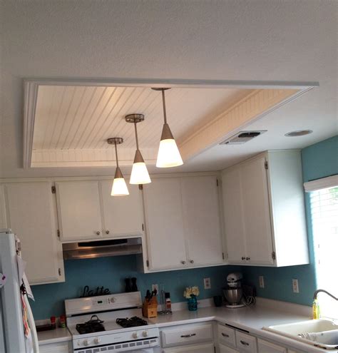 How To Update Fluorescent Lighting In Kitchen Kitchen Florescent Light Box Makeover with Track Lighting on a BUDGET -  YouTube